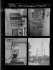 WITN installs equipment; 4-H water tower (4 Negatives (September 17, 1955) [Sleeve 29, Folder c, Box 7]
